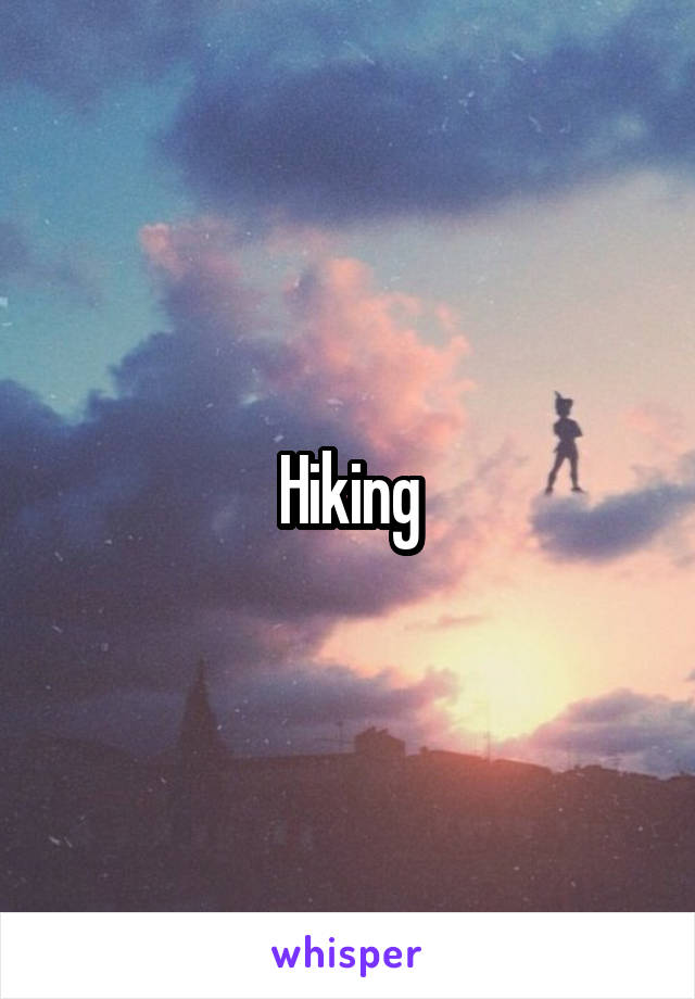 Hiking