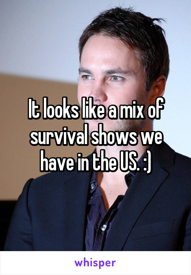 It looks like a mix of survival shows we have in the US. :)
