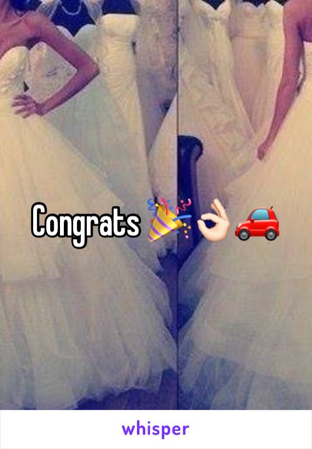 Congrats 🎉👌🏻🚗