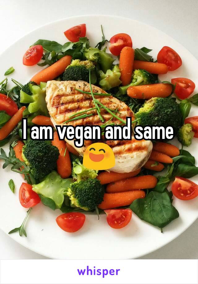 I am vegan and same 😄