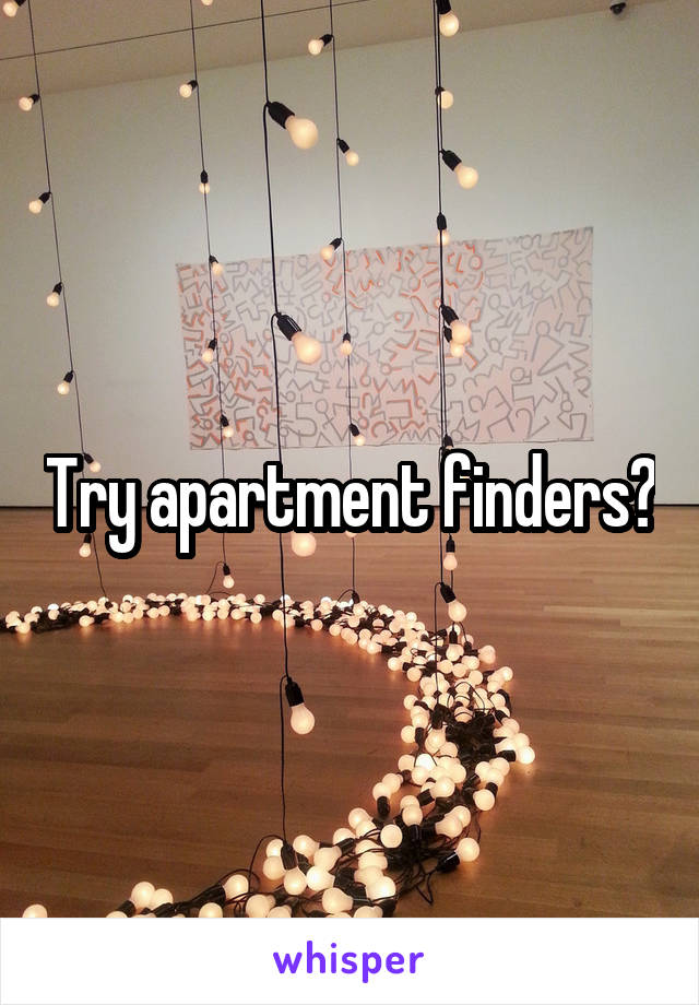 Try apartment finders?