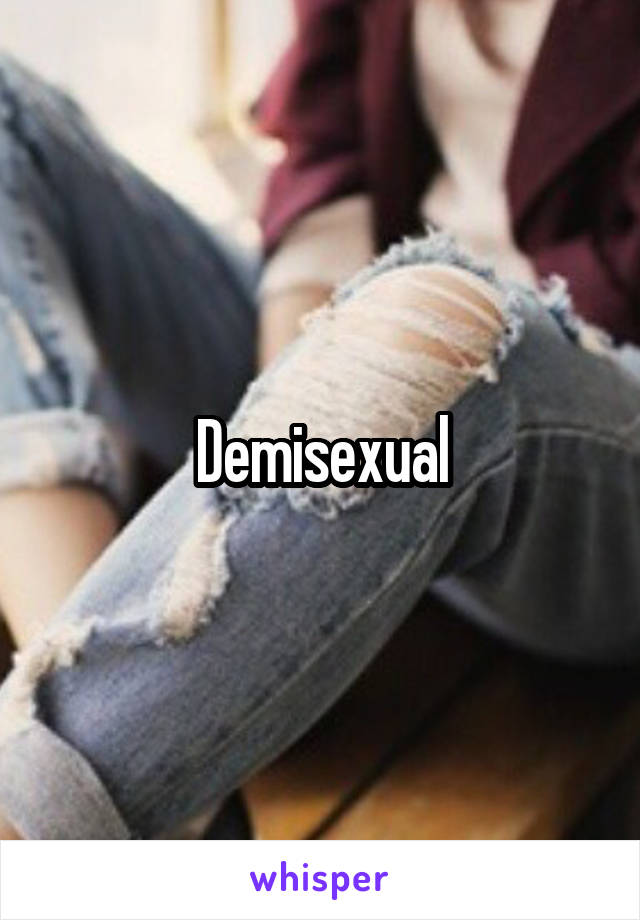 Demisexual