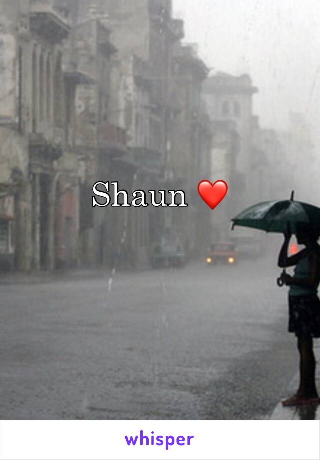 Shaun ❤️
