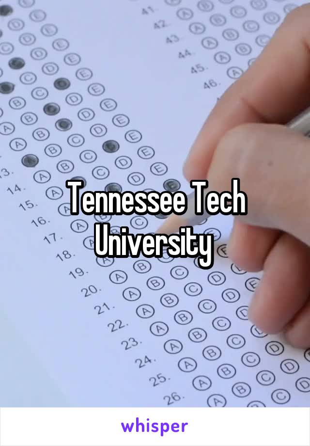 Tennessee Tech University 