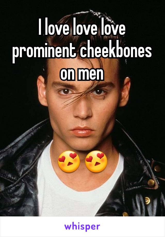 I love love love prominent cheekbones on men



😍😍