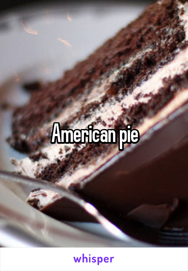 American pie