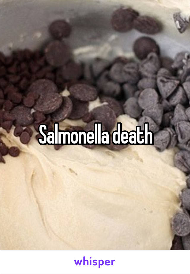 Salmonella death