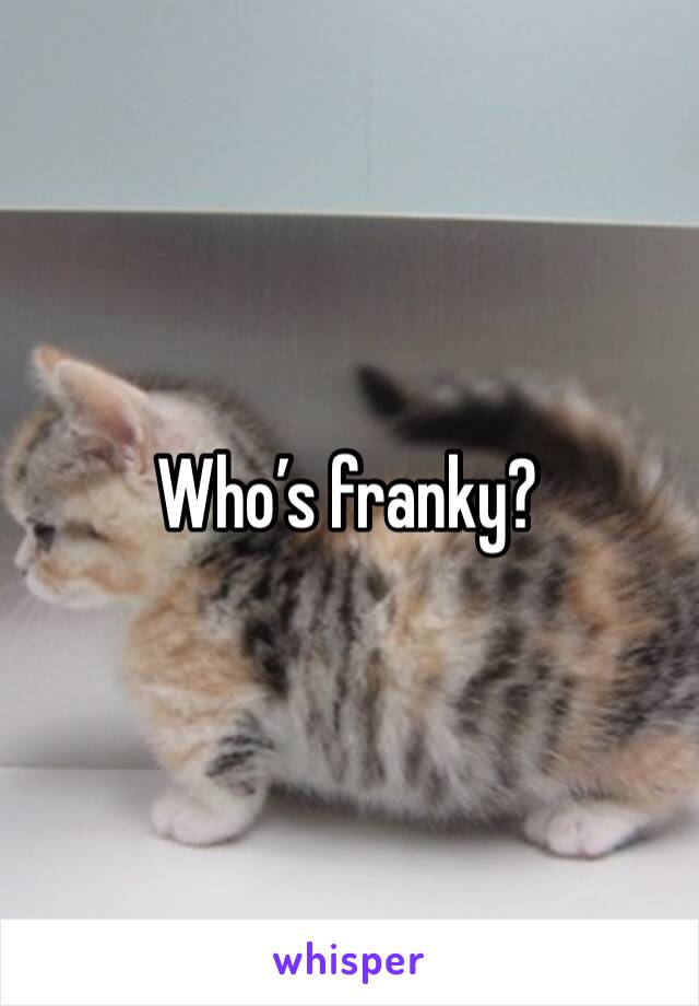 Who’s franky?