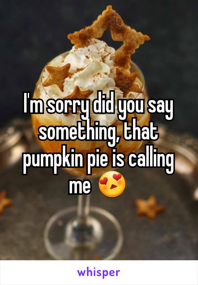 I'm sorry did you say something, that pumpkin pie is calling me 😍