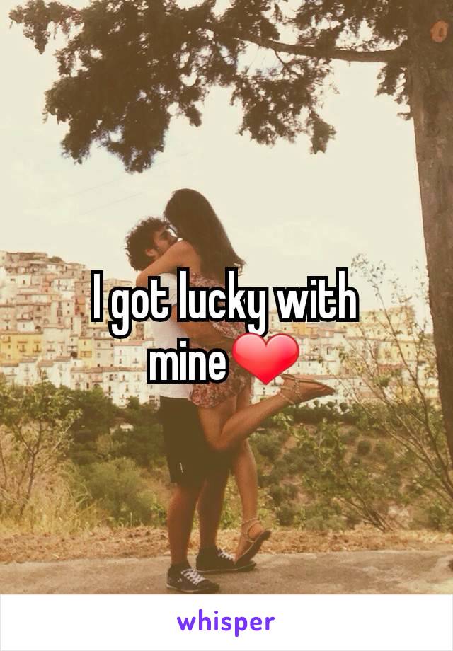 I got lucky with mine❤