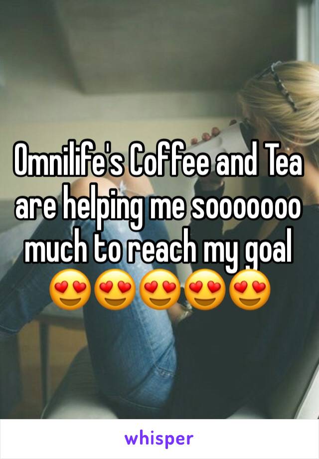 Omnilife's Coffee and Tea are helping me sooooooo much to reach my goal 😍😍😍😍😍