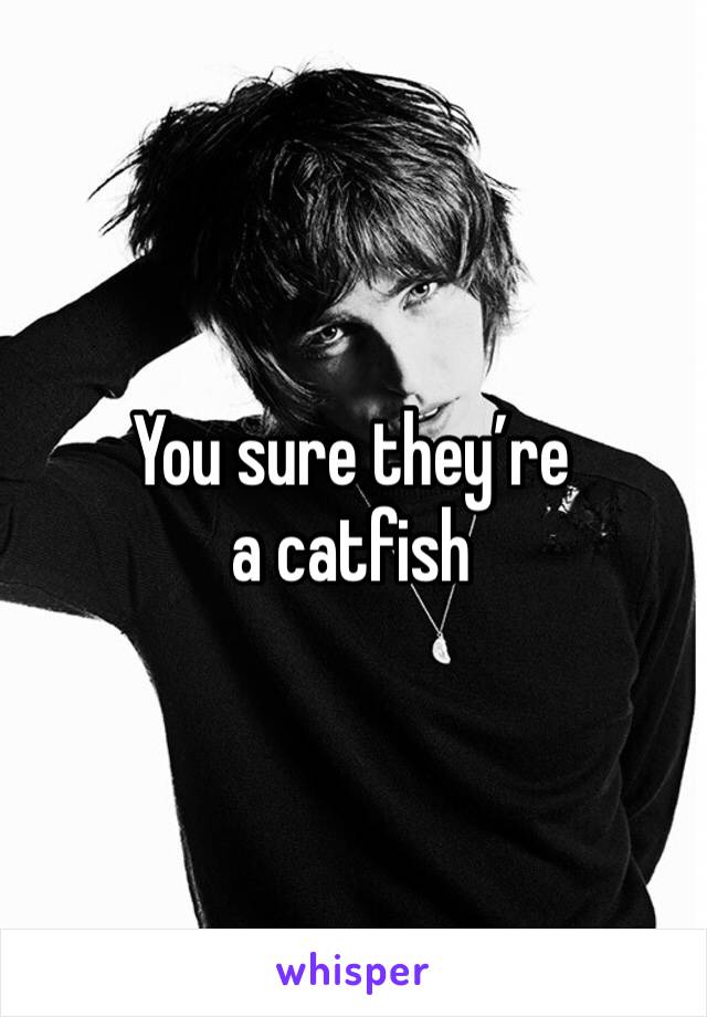 You sure they’re a catfish