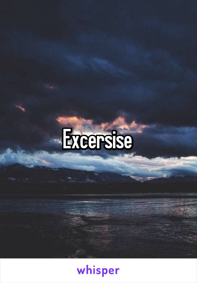 Excersise 