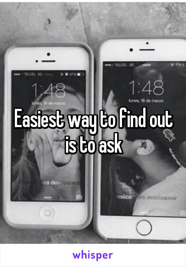 Easiest way to find out is to ask