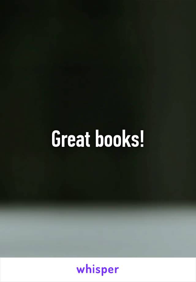 Great books!