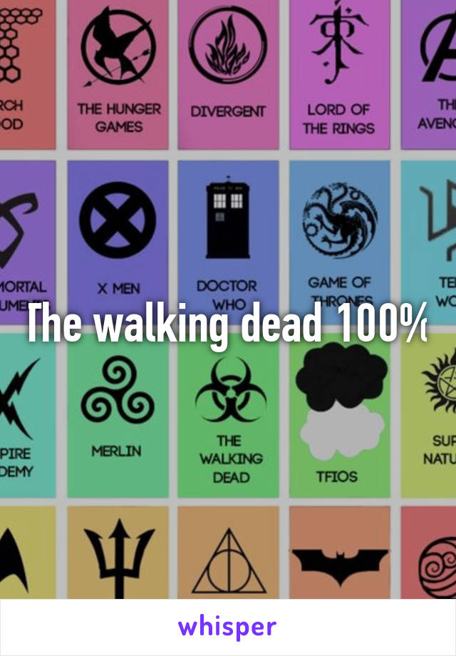 The walking dead 100%