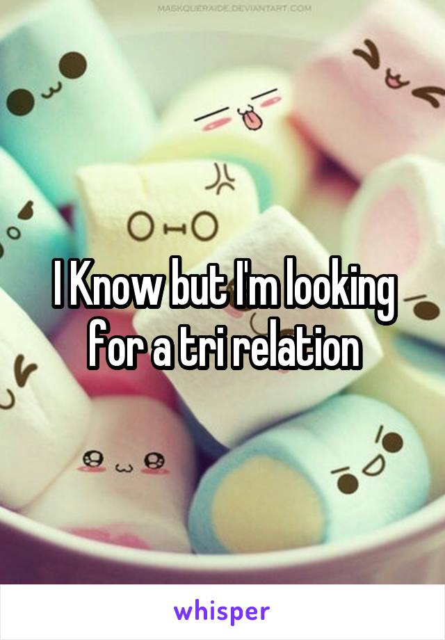 I Know but I'm looking for a tri relation