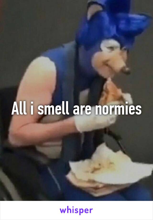 All i smell are normies
