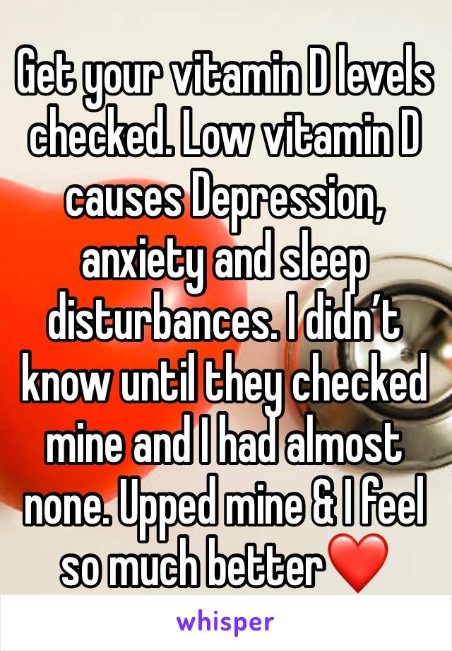 Get your vitamin D levels checked. Low vitamin D causes Depression, anxiety and sleep disturbances. I didn’t know until they checked mine and I had almost none. Upped mine & I feel so much better❤️