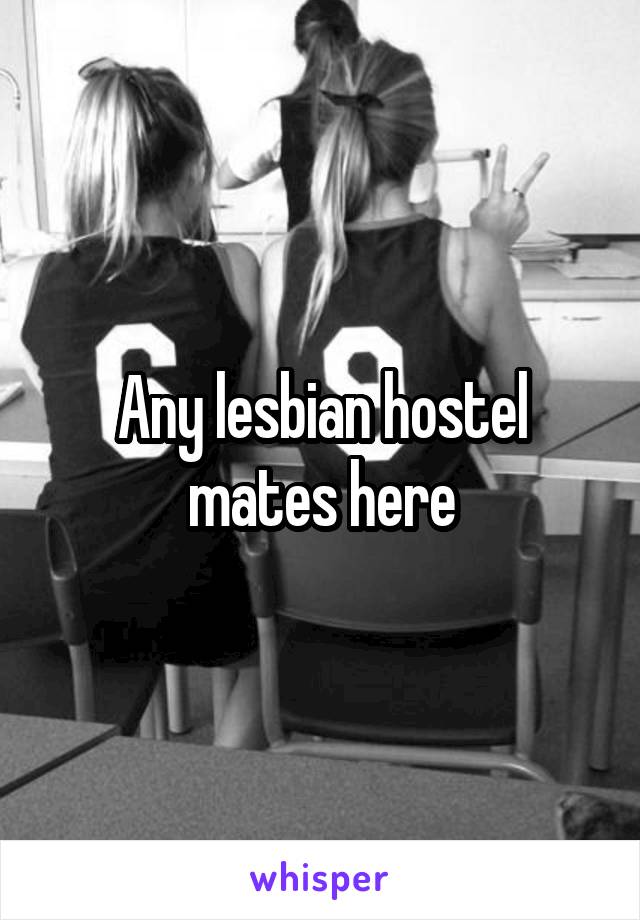 Any lesbian hostel mates here