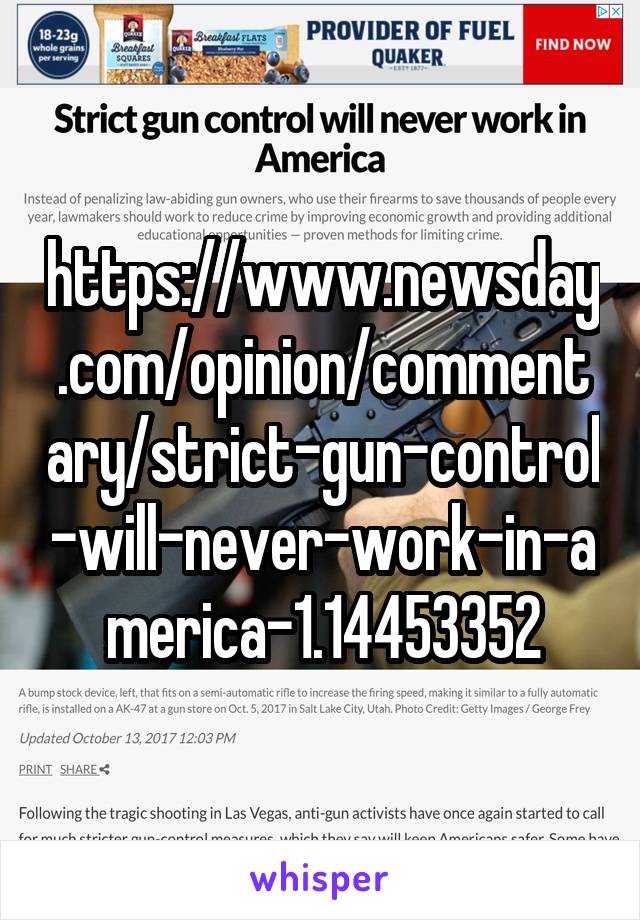 https://www.newsday.com/opinion/commentary/strict-gun-control-will-never-work-in-america-1.14453352