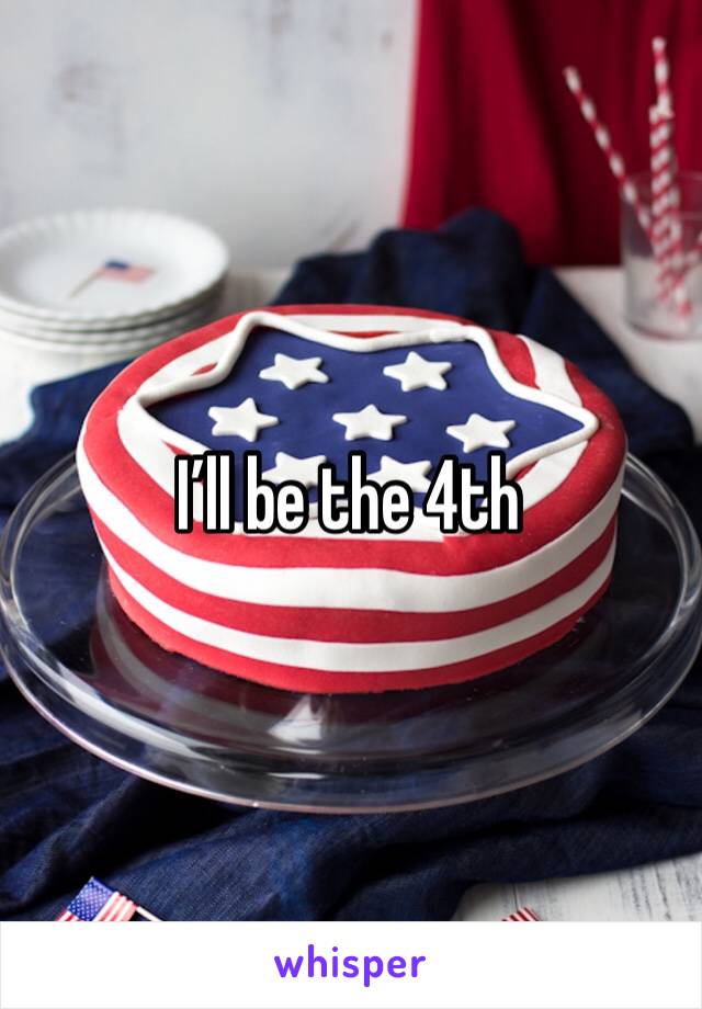 I’ll be the 4th 