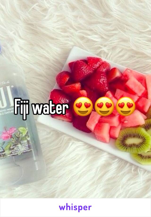 Fiji water 😍😍😍