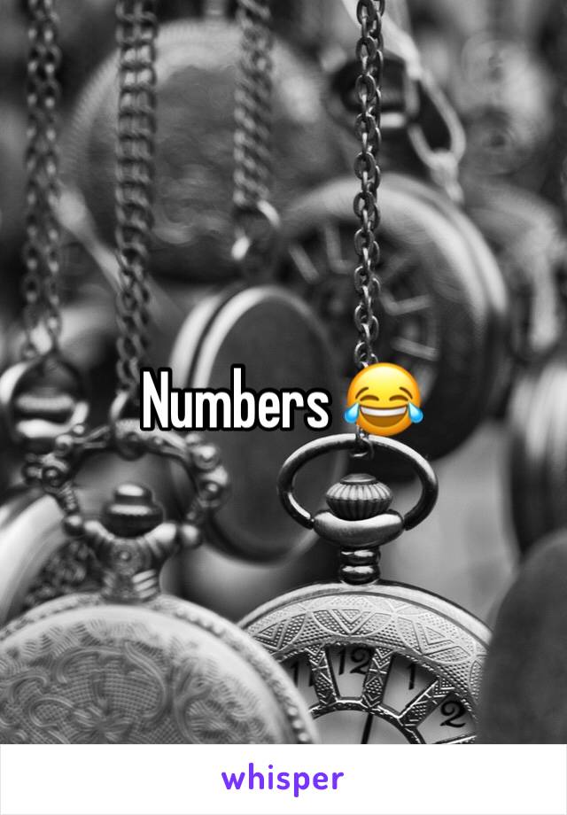 Numbers 😂