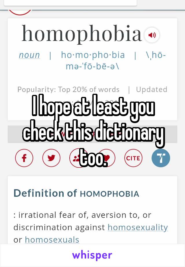 I hope at least you check this dictionary too.