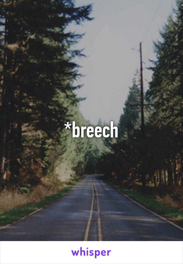 *breech