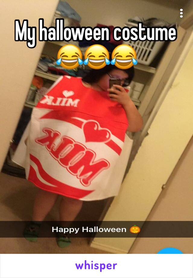 My halloween costume 😂😂😂