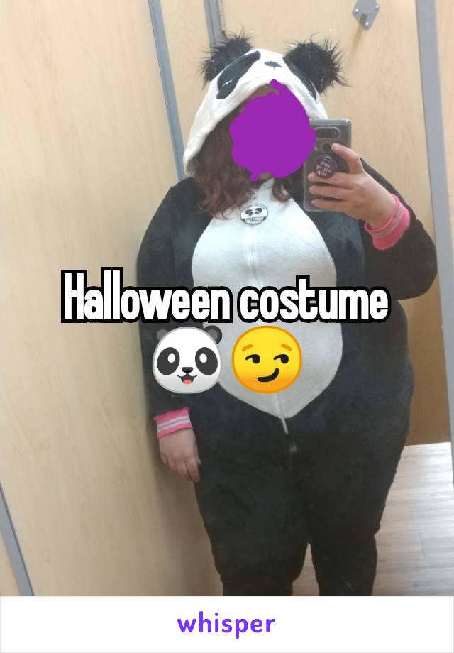 Halloween costume 🐼😏