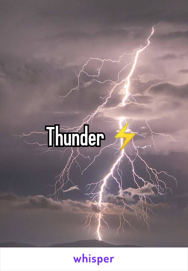 Thunder ⚡