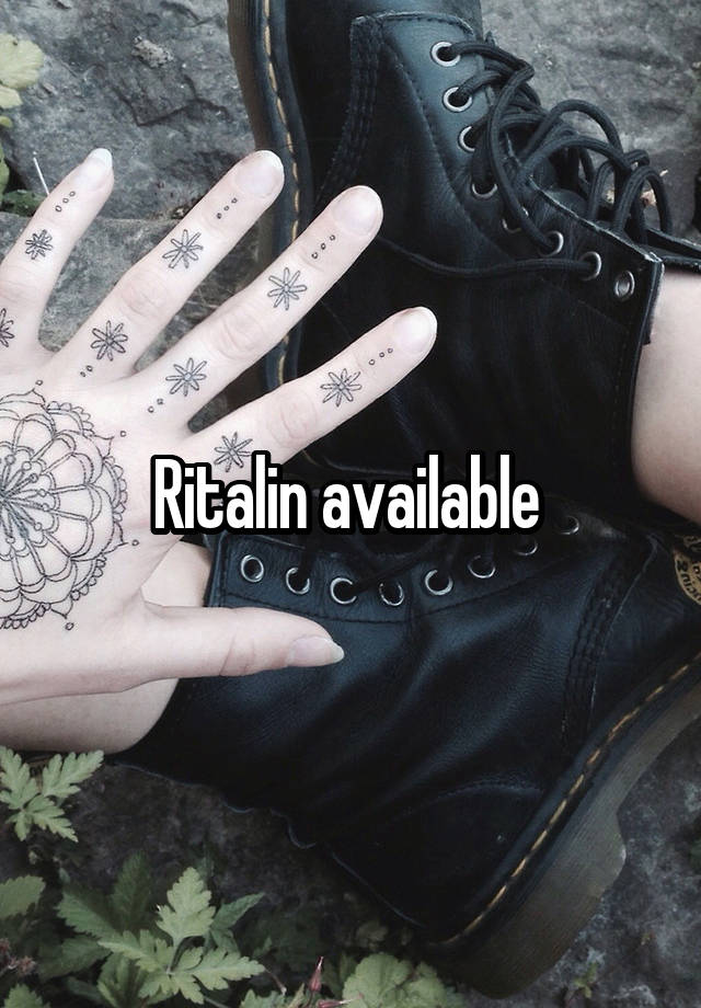 Ritalin available 