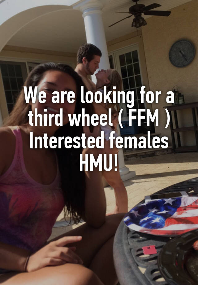 We are looking for a third wheel ( FFM )
Interested females HMU!
