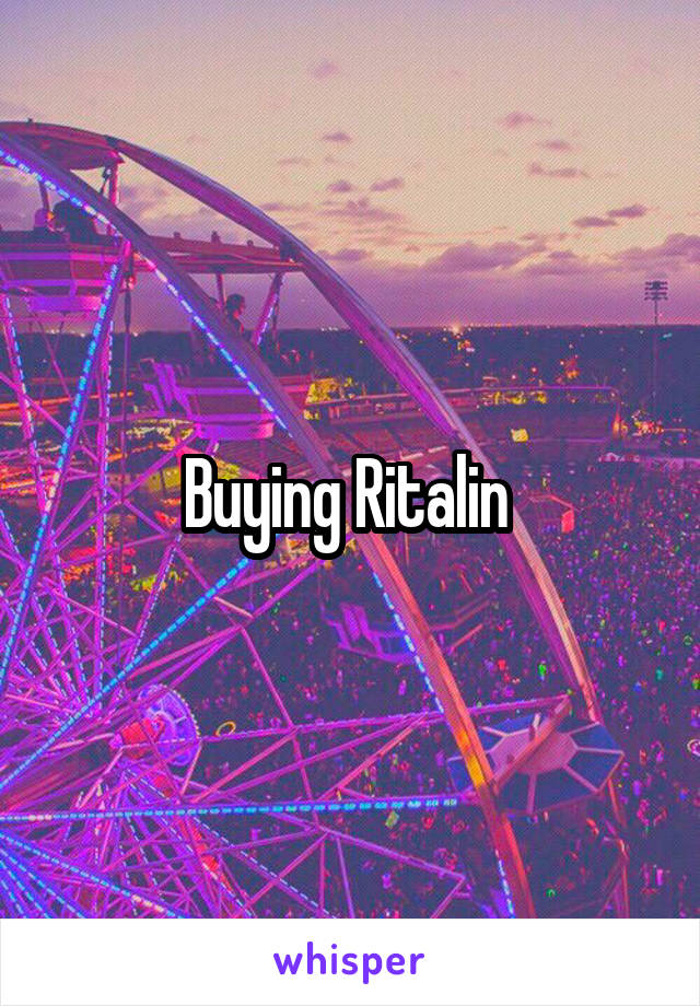 Buying Ritalin 