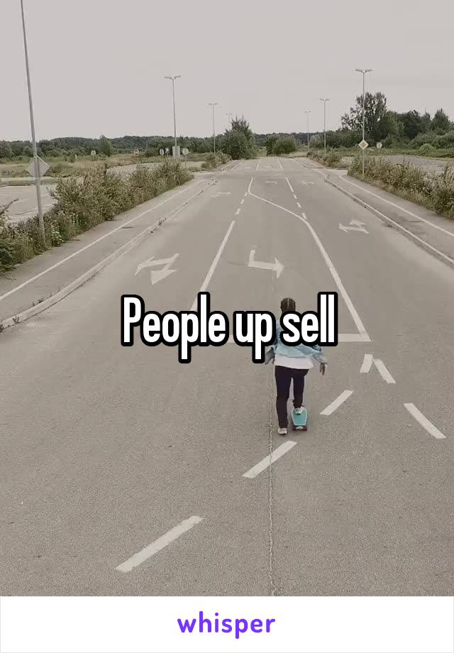 People up sell