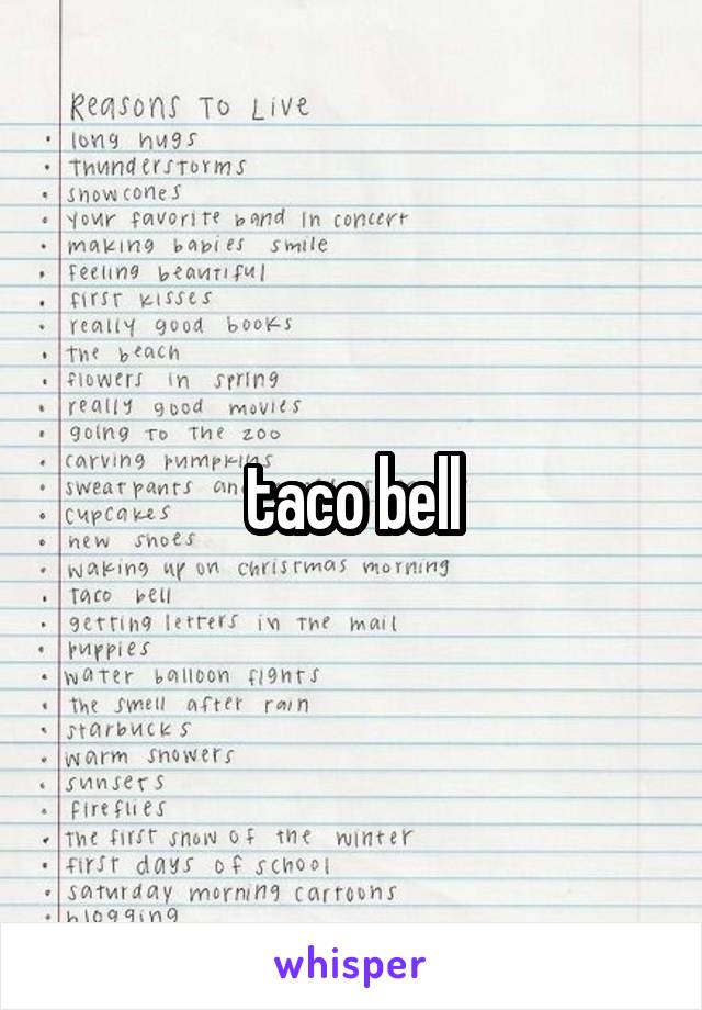 taco bell