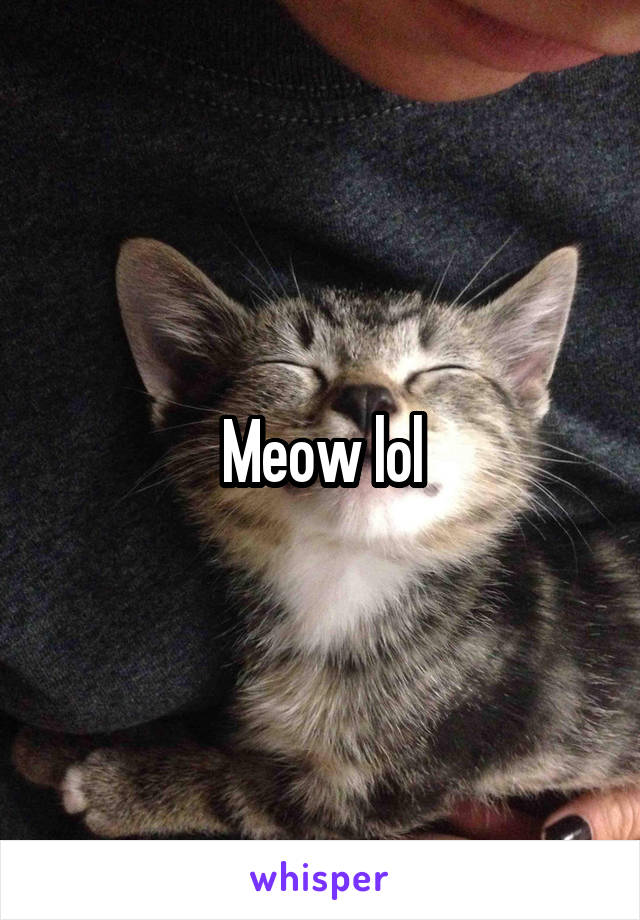 Meow lol