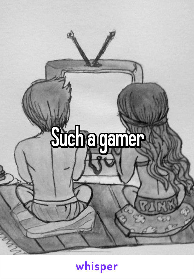 Such a gamer