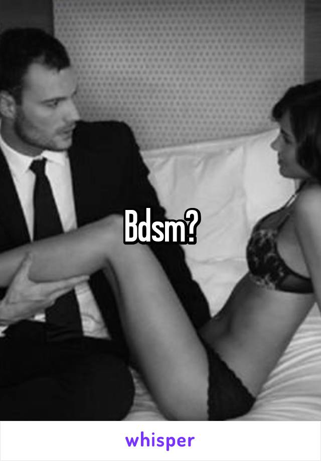 Bdsm?