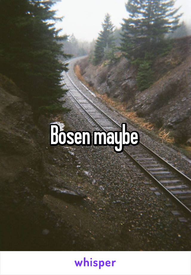 Bosen maybe 