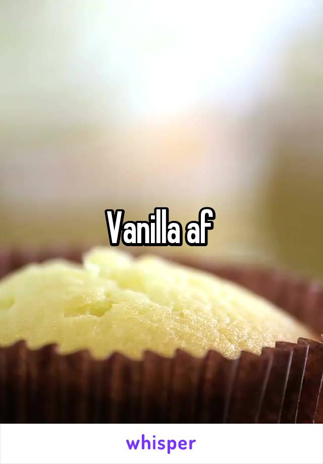 Vanilla af 