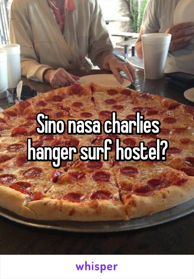 Sino nasa charlies hanger surf hostel?