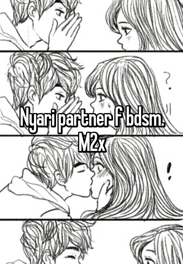 Nyari partner f bdsm.
M2x