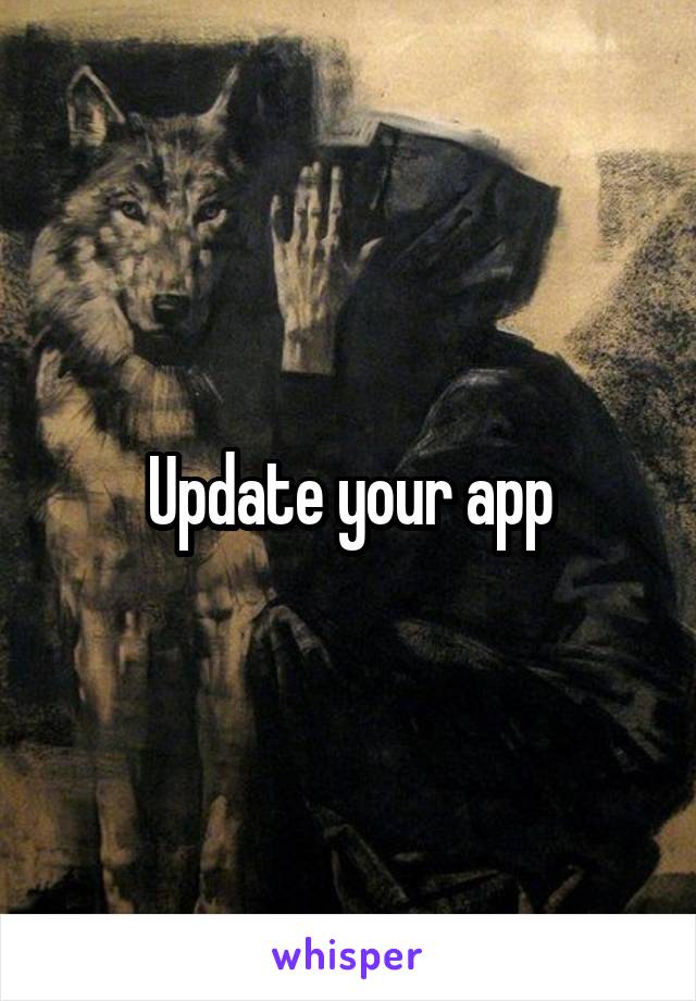 Update your app