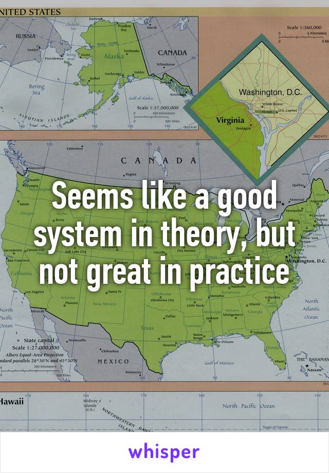 Seems like a good system in theory, but not great in practice