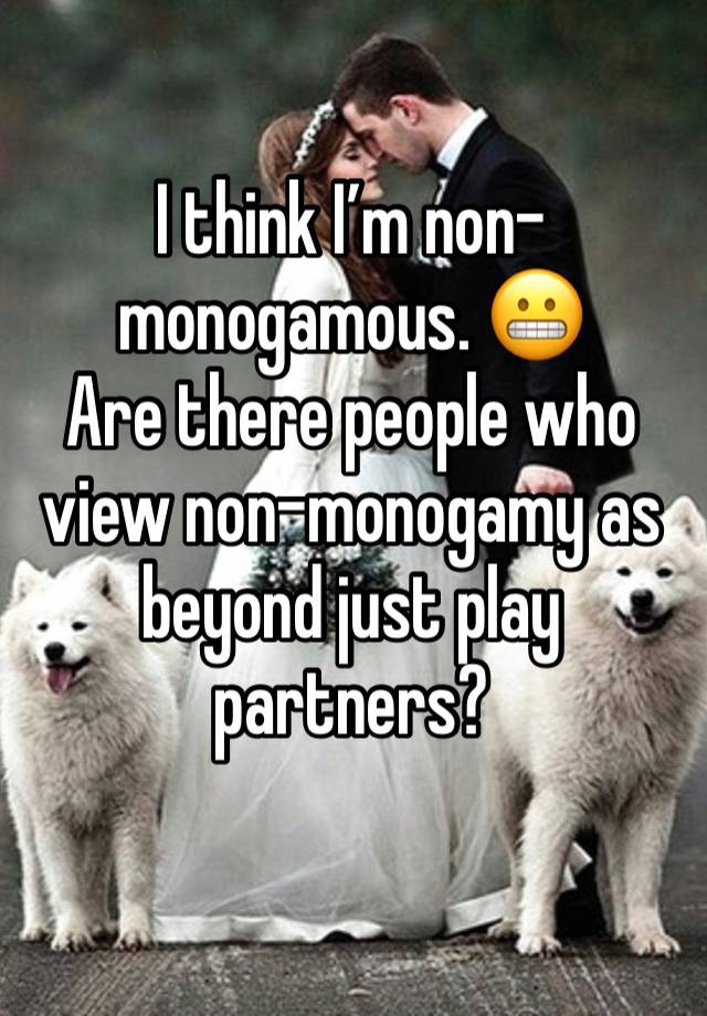 I think I’m non-monogamous. 😬
Are there people who view non-monogamy as beyond just play partners?