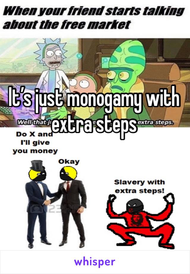 It’s just monogamy with extra steps