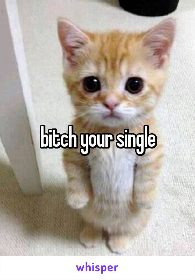 bitch your single